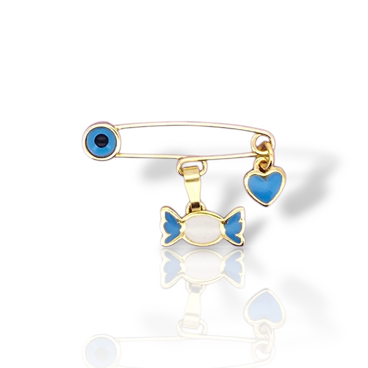 Παιδικό φυλαχτό απο ασήμι 925° επιχρυσωμένο (code L0082242)